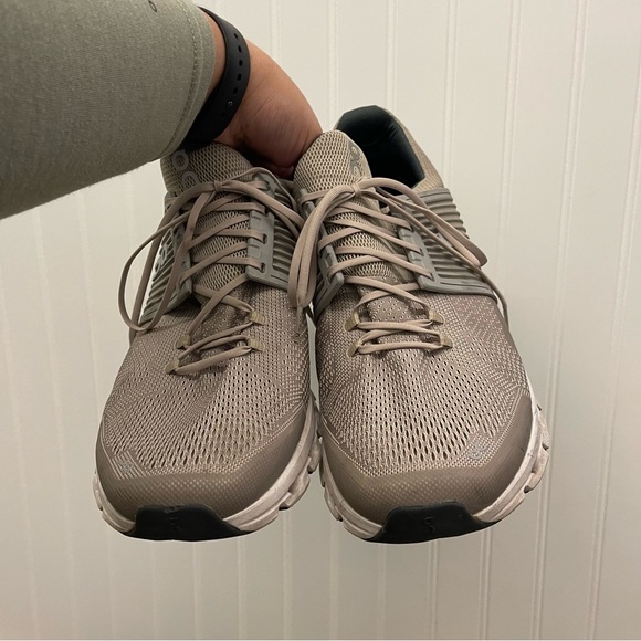 On Running Men’s Cloudswift Sneaker in Sand/Grey Sz 14 - Picture 5 of 8